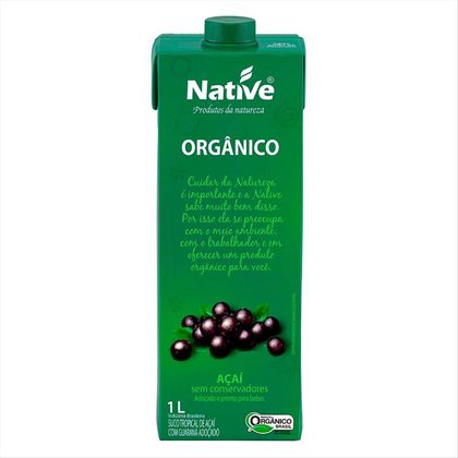 Suco Pronto Orgânico Native Açaí Tetra Pak 1 L