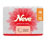 Papel Higiênico Folha Dupla Neve Toque De Seda Dermacare Pacote Leve 16 Pague 15 Unidades