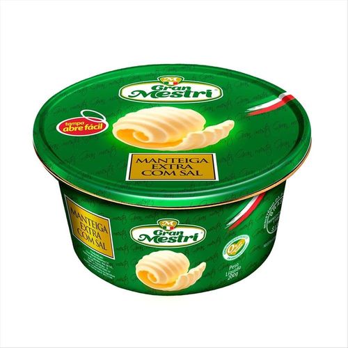 Manteiga com Sal Gran Mestri  Lata 200 g