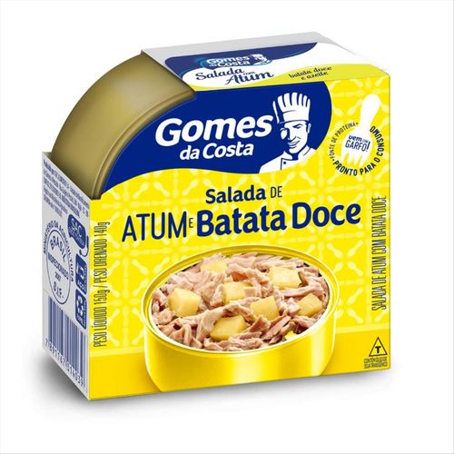 Salada com Atum Gomes da Costa Batata Doce e Azeite Pote  150 g