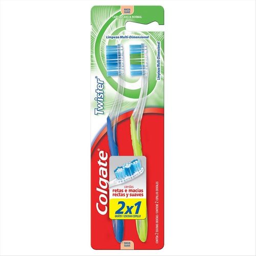 Escova Dental Colgate Twister Macia Leve 2 Pague 1 Unidade