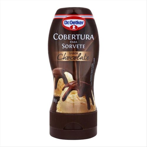 Cobertura Para Sorvete Dr. Oetker Chocolate Top Down 190g