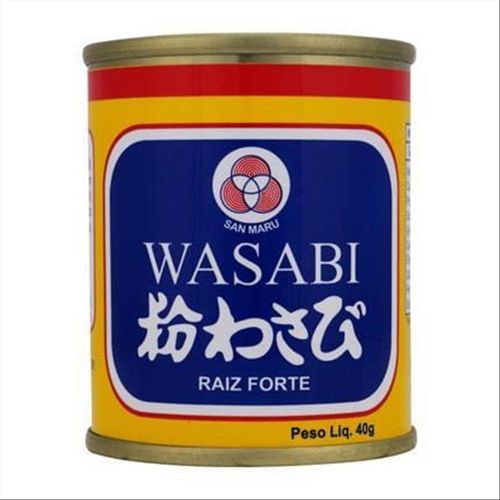 Wasabi em Pó Raiz Forte San Maru Lata 40g