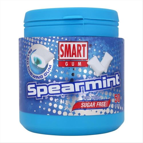 Chiclete Smart Gum Spearmint Pote com 50 Unidades