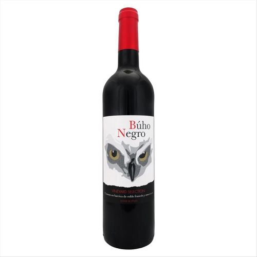 Vinho Tinto Espanhol Búho Negro Tempranillo Garrafa 750ml