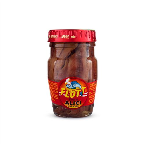 Filetes De Anchova Italiana Em Azeite De Oliva Flott 78g