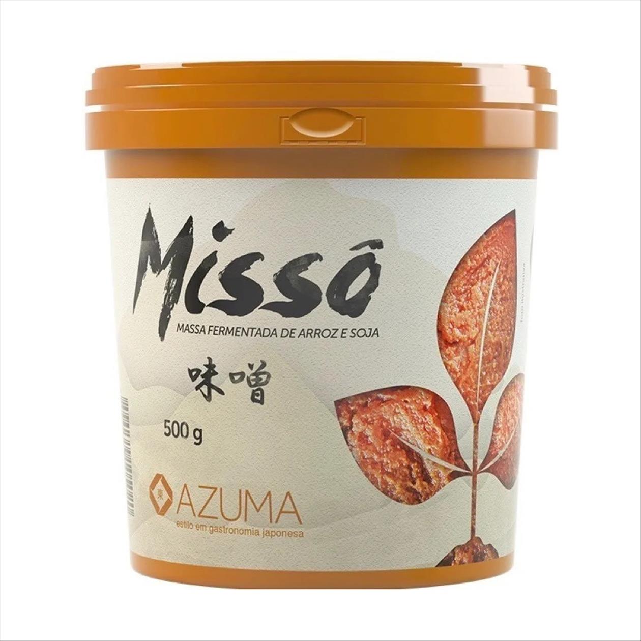 茶 MOMOS Missô Pasta Fermentada de Soja Azuma Pote 500g - Zona Sul