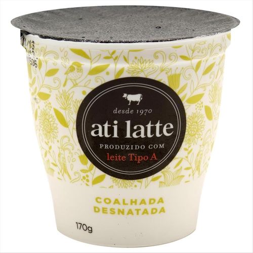 Coalhada Natural Desnatada  Ati Latte Copo 170g