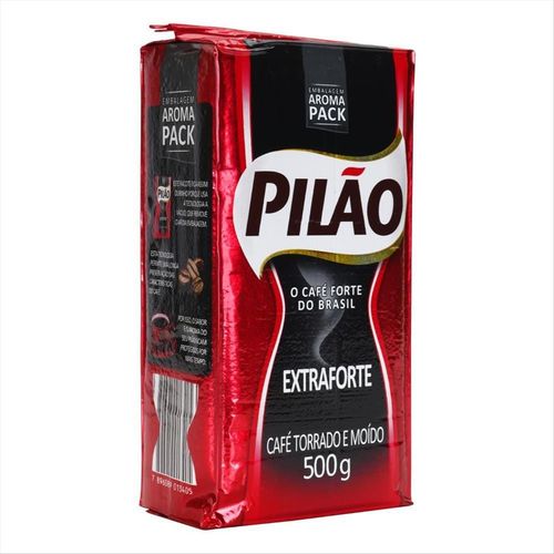 Café Torrado E Moído Pilão Extraforte A Vácuo 500g