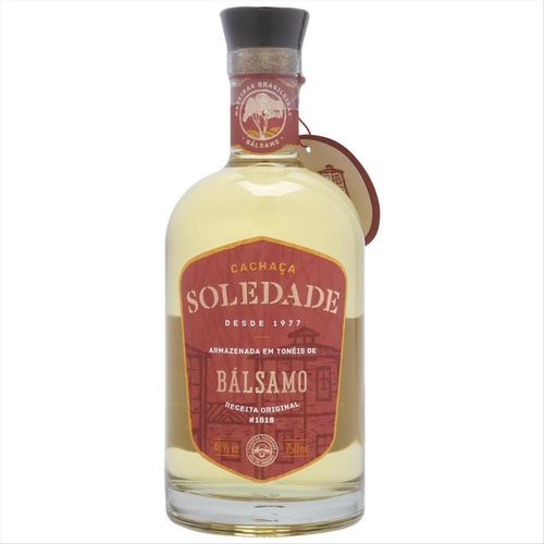 Cachaça Soledade Bálsamo Garrafa 750ml