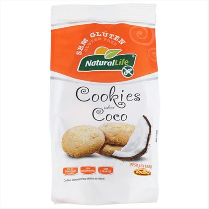Cookies Sem Glúten Natural Life Coco 180g
