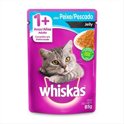 Refeição Completa para Gatos Whiskas Peixe Sachê  85 g