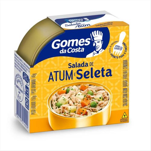 Salada com Atum Gomes da Costa Batata, Ervilha e Cenoura Pote  150g