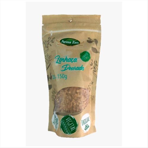 Semente De Linhaça Dourada Arma Zen Zip Lock 150g