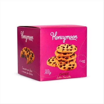 Cookies Congelados Honeymoon Baunilha Caixa com 6 Unidades 300 g