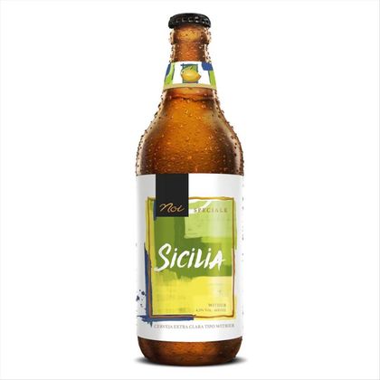 Cerveja Noi Speciale Brasileira Sicilia Witbier Garrafa 600ml