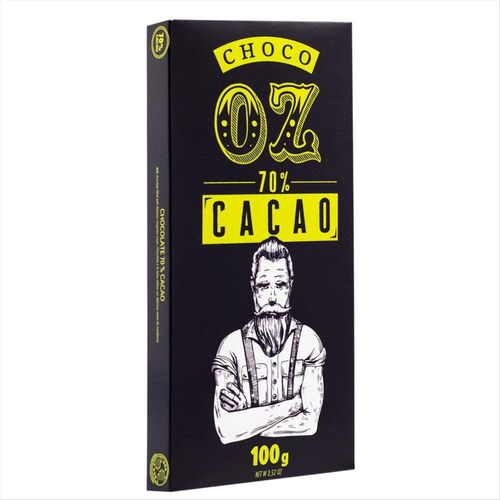 Chocolate sem Glúten Choco OZ 70% de Cacau 100g