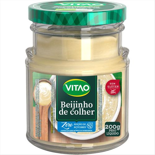 Beijinho Zero Adição De Açúcar Vitao Vidro 200g