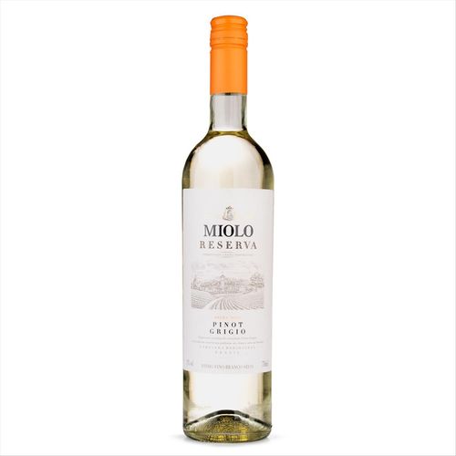 Vinho Branco Brasileiro Miolo Reserva Pinot Grigio Garrafa 750ml