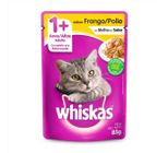 Refeição Completa Para Gatos Whiskas Frango Ao Molho Sachê 85g