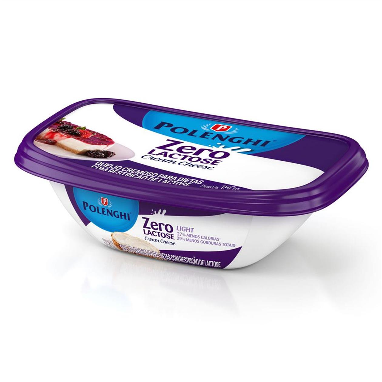 Cream Cheese Zero Lactose Light Polenghi 150g Zona Sul