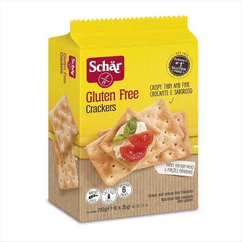 Biscoito Cracker Sem Glúten Italiano Schar Pacote 210