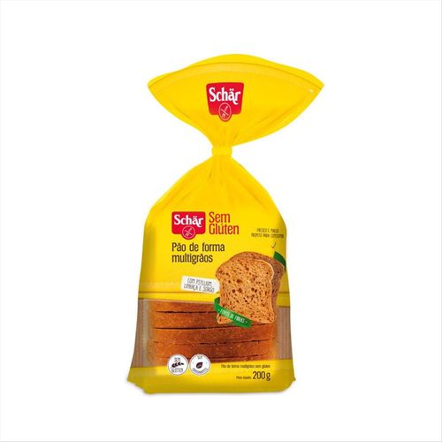 Pão De Fôrma Sem Glúten Italiano Schar Multigrãos 200g