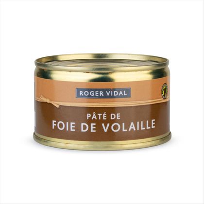 Pate de Figado Francês Roger Vidal Foie de Volaille Lata 125g