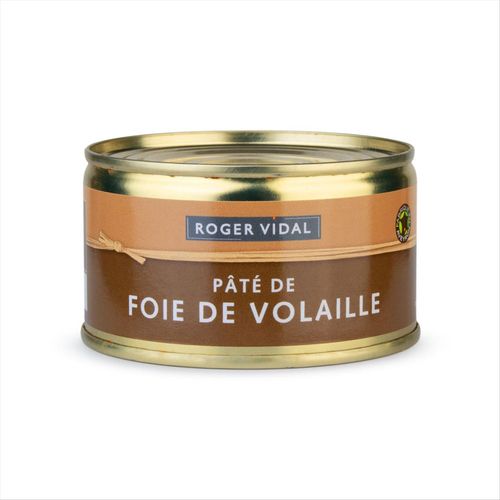 Pate de Figado Francês Roger Vidal Foie de Volaille Lata 125g
