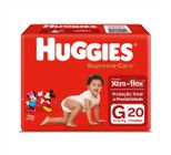 Fralda Descartável Huggies Supreme Care G Pacote Com 20 Unidades