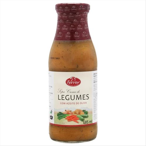 Sopa Creme Ferrer Legumes com Azeite Vidro 485mL