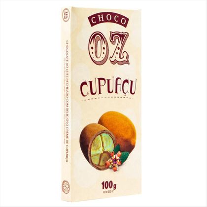 Chocolate ao Leite sem Glúten com Creme de Cupuaçu Choco OZ 33% de Cacau 100g