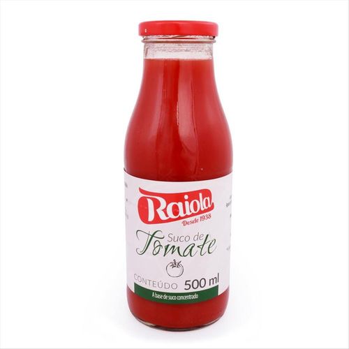 Suco Concentrado Raiola Tomate Garrafa 500ml