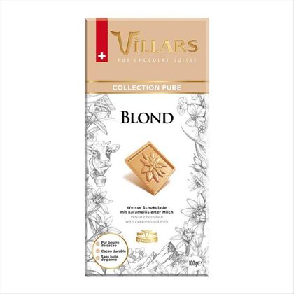 Chocolate Branco Suíço com Caramelo Villars 100g