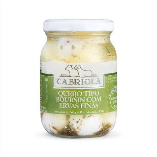 Queijo Tipo Boursin de Cabra com Ervas Finas Cabriola 265g
