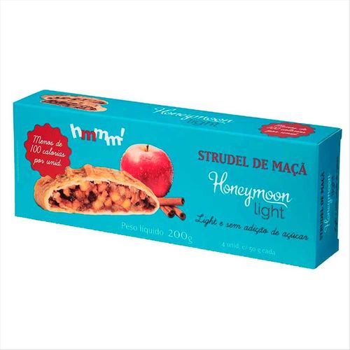 Strudel De Maçã Honeymoon Caixa Com 4 Unidades 200g