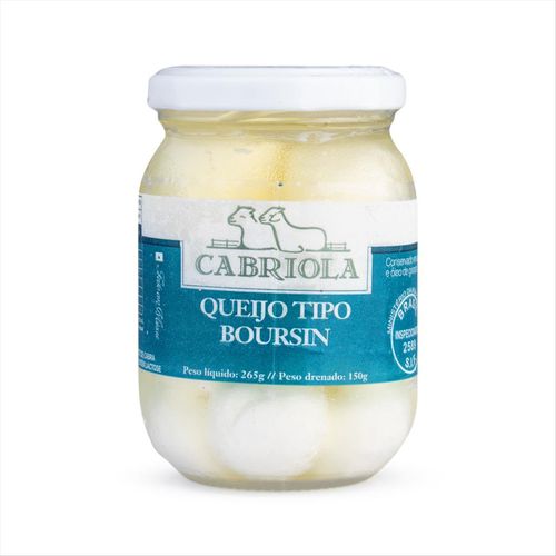 Queijo Tipo Boursin de Cabra Light Cabriola 265g