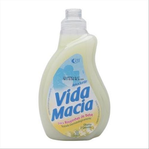 Amaciante para Roupas Vida Macia Glicerina e Camomila 1 L