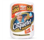 Papel Toalha Coquetel Mega Rolo 19cm X 20cm Leve 180 Pague 160 Folhas