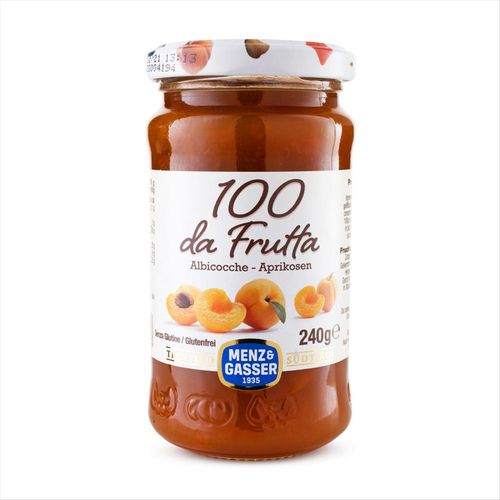 Geleia Menz & Gasser 100% da Frutta Damasco Vidro  240 g