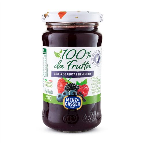 Geleia Menz & Gasser 100% da Frutta Frutas Silvestres Vidro  240g