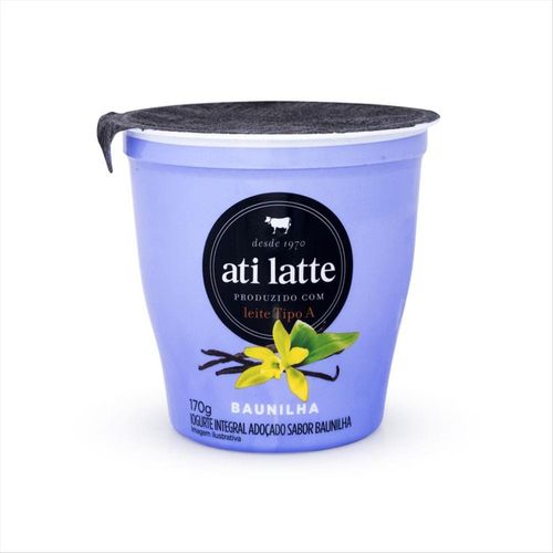 Iogurte Integral Ati Latte Baunilha Copo 170g