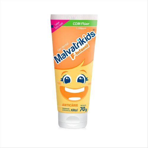 Gel Dental Infantil Malvatrikids Tutti Frutti 70g