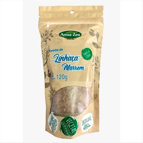 Farinha De Linhaça Marron Arma Zen Zip Lock 120g