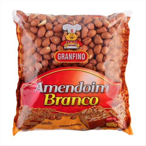 Amendoim Branco Granfino 500g