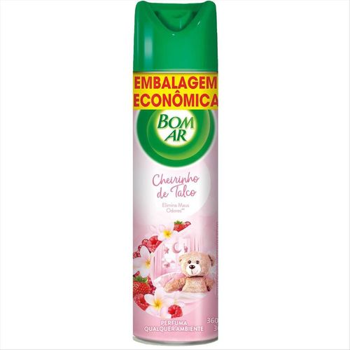 Purificador De Ar Bom Ar Air Wick Cheirinho De Talco Aerossol 360ml