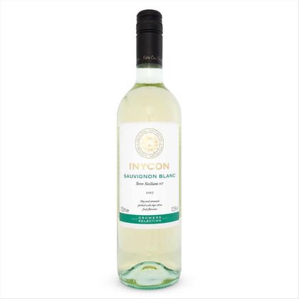 Vinho Branco Italiano Inycon Sauvignon Blanc Terre Siciliane Garrafa 750ml