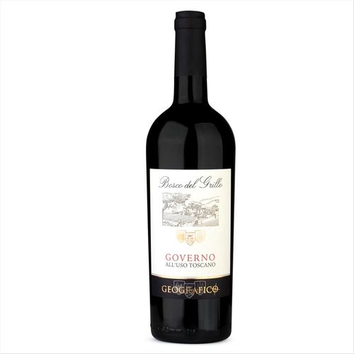 Vinho Tinto Italiano Bosco Del Grillo Governo All'Uso Toscano Geográfico 750ml