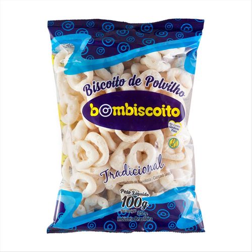 Biscoito Polvilho Salgado Sem Lactose Bom Biscoito Tradicional Pacote 100g