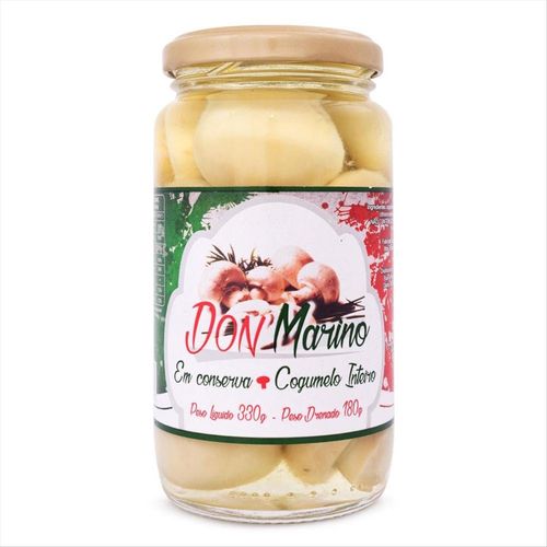 Cogumelo Em Conserva Inteiro Don Marino 180g